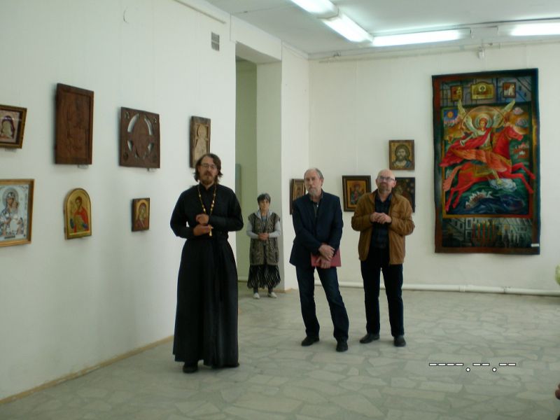 Открытие выставки иконописной мастерской
